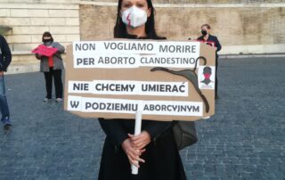 Manifestazione donne polacche Roma