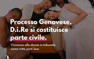 D.i.Re si costituisce parte civile nel processo contro Alberto Genovese.