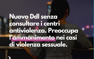 Nuovo Ddl sulla violenza. Il commento della presidente di D.i.Re Antonella Veltri