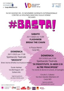 Eventi 25 aprile 2023 Carpi (Mo)